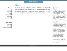 Tablet Screenshot of johnszumski.com